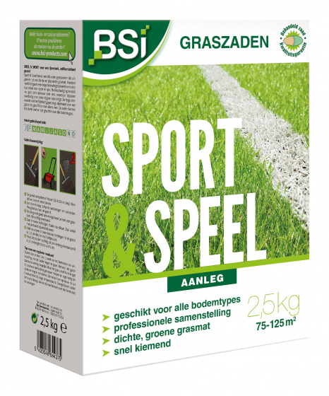 BSI GRASZAAD - SPORT EN SPEEL 2500 GRAM