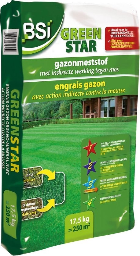 BSI GREEN STAR 17.5KG (250M²)