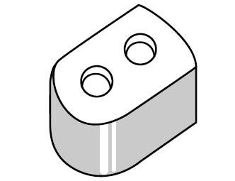 SCALA PLASTICS STEUNBEUGEL 76/18 (100 ST) ref 1107.8100