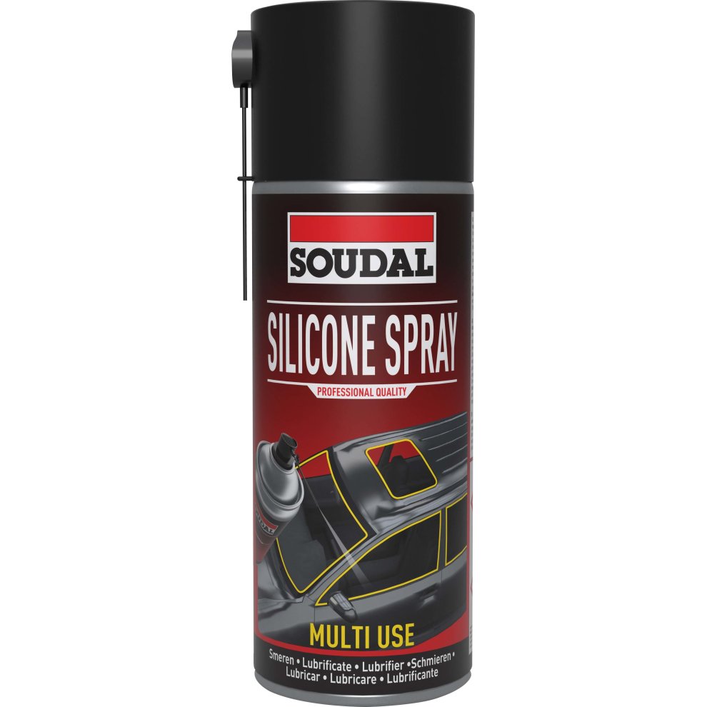 SOUDAL -Smeren & Beschermen - Silicone spray 400 mL -  ean 5411183090644