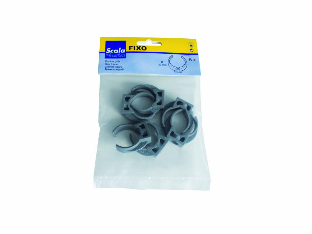 SCALA PLASTICS FIXO 40 D.GRIJS VOORVERPAKT/6ST ref 1516.9040