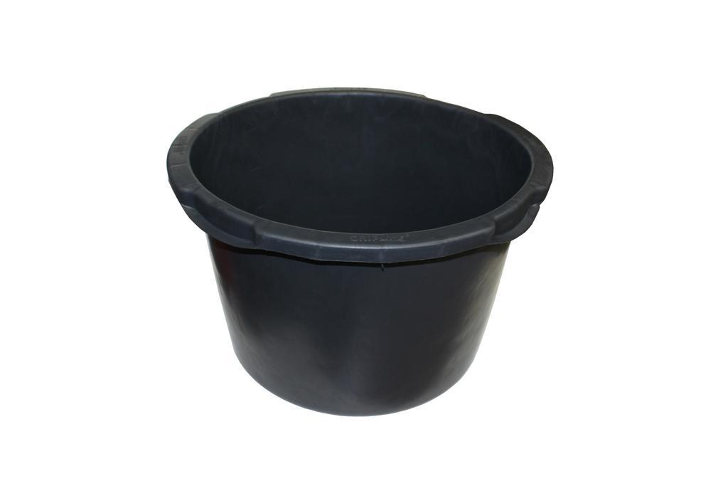 SCALA PLASTICS METSERSKUIP PE ZWART 40L ROND ref 7302.2040