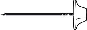 SCALA PLASTICS WHITENAIL 7CM IN PE ZAK (50ST) ref 1107.7502