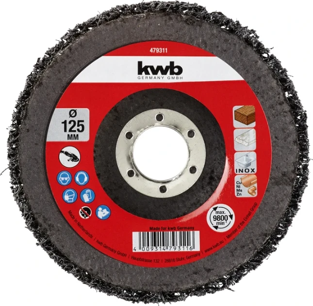 kwb|UNIV.REINIGINGSSCHIJF 125 MM |art 479311|EAN 4009314793116 |