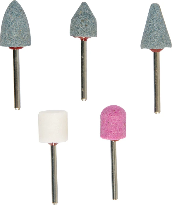kwb|SLIJPSTEENTJES SET MINIATUUR 5-DELIG|art 510100|EAN 4009315101002 |