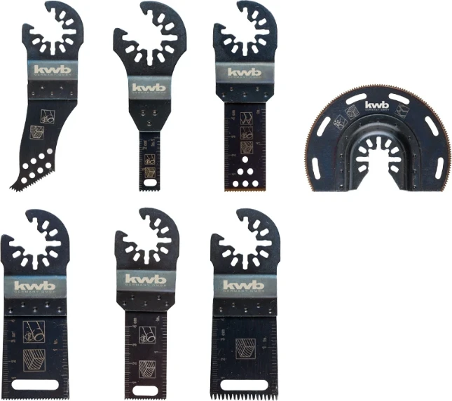 kwb|MULTI- TOOL SET 7DLG. AKKU-TOP|art 708000|EAN 4009317080008 |