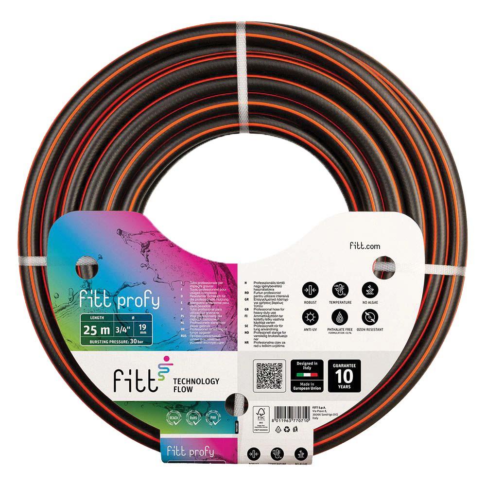 SCALA PLASTICS PROFY ORANJE/ZWART 25M - 5/8" ref 7601.8158