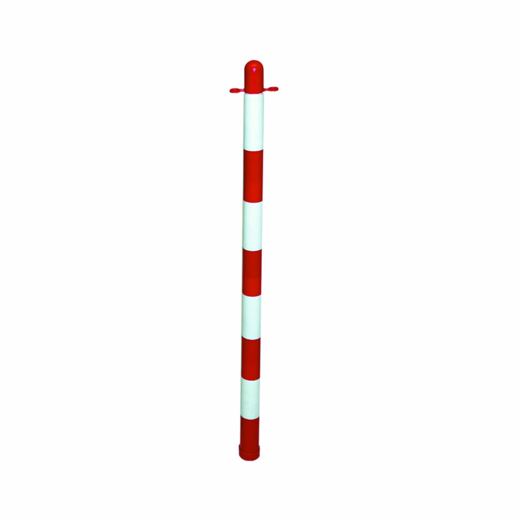 SCALA PLASTICS SIGNALISATIEPAAL ROOD/WIT Z/VOET ref 8101.2092