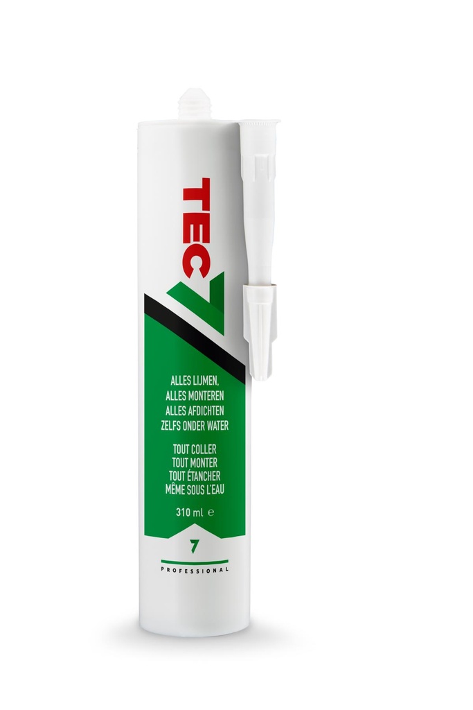 Tec7 Wit - patroon 310ML         ALLES AFDICHTEN, LIJMEN EN MONTERENref:5414195535264