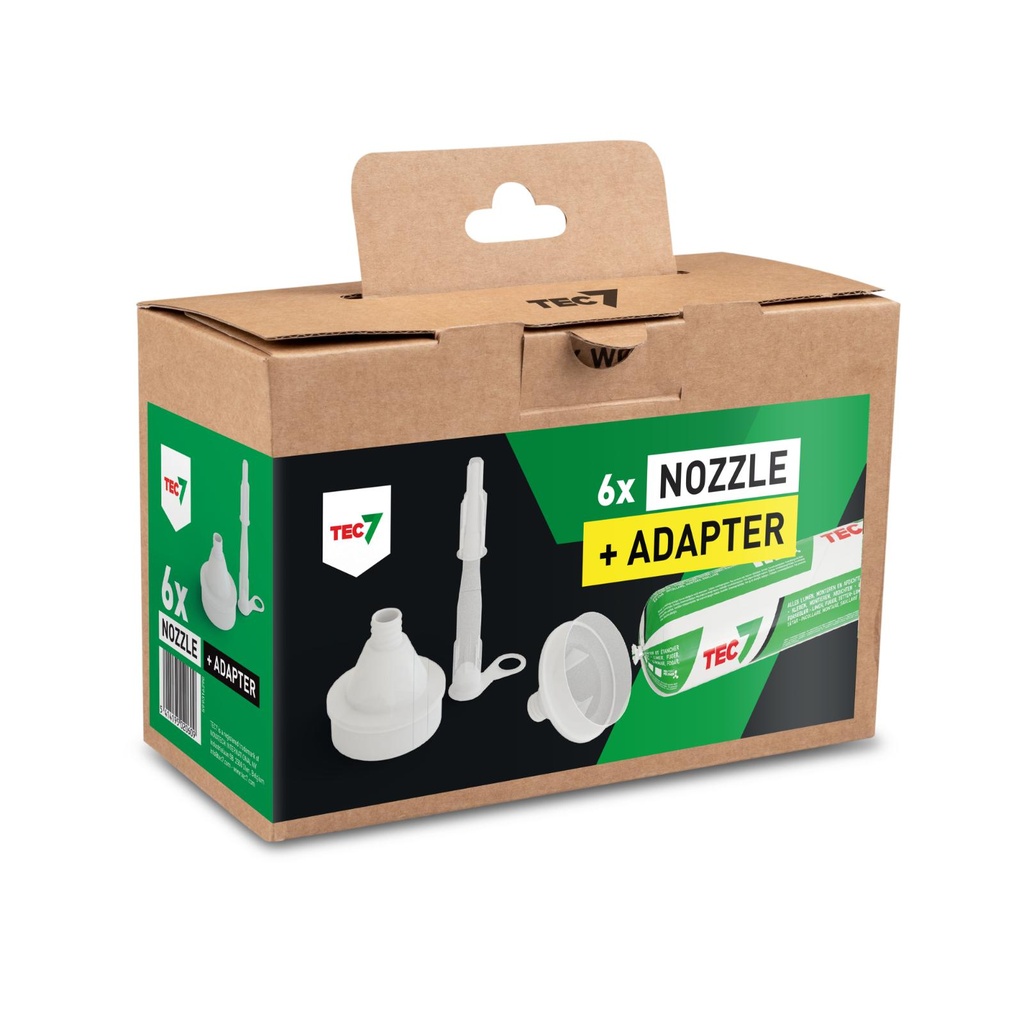 Nozzles + Adapters Sausages (doosje 6st)NOZZLES + ADAPTERS VOOR WORSTENref:5414195020609