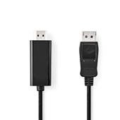 DisplayPort-Kabel-2m-DisplayPort M<>HDMI M-4K@30Hz-zw-doos