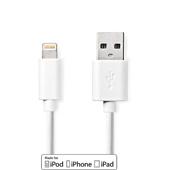 USB Kabel-1m-USB 2.0-Apple Lightning 8-Pins-USB-A M-wit-do