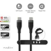USB-Kabel-1,5 m-USB 2.0 - USB-C M<>USB-C M-480Mbps-zws-doo
