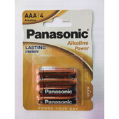 BATTERIJ ALKALINE R3 AAA PANASONIC 4ST/7327