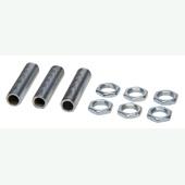 BUISNIPPEL 3/8 3ST + MOEREN 6ST