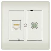 COAX STOPCONTACT+ INTERNET AANSLUITING