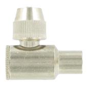 COAXSTEKKER HAAKS MAN 6,5MM METAAL