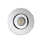 INBOUWSPOT LED RICHTBAAR 5,5W 450LM GU10 3000K CHROOM 1ST