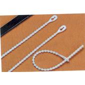 KABELBINDERSET PUSH 150MM-3MM WHITE 100 PCS BAG