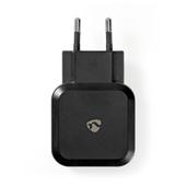 OPLADER USB-A 2 X 2,4A 24W ZWART EXCL. KABEL