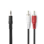STEREO-AUDIOKABEL 2XRCA 3M