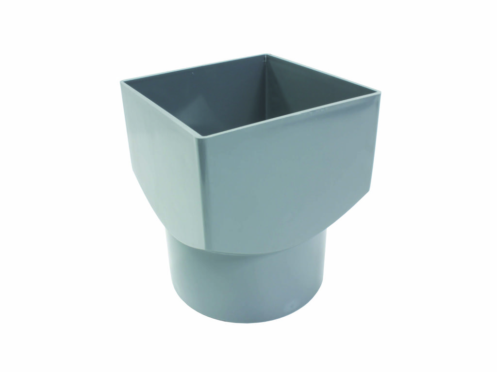 SCALA PLASTICS RWA OVERG. 100X100-ROND100 GRIJS ref 1510.6100