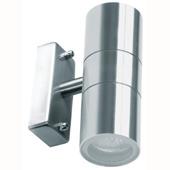 WANDLAMP GU10 EXCL. 35W RVS IP44