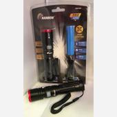 [112656] Zaklamp LED 400Lm 5 functies Lithium bat.+laadkabel INCL.