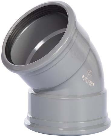 [90483] SCALA PLASTICS RIOOLBOCHT 110 45" V/V R7037-BN- SN4 ref 6000.3114