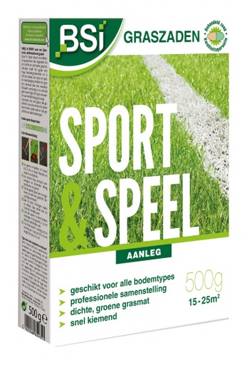 [9763] BSI GRASZAAD - SPORT EN SPEEL 500 GRAM