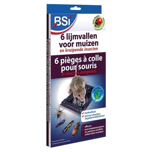 [9514] BSI 6X LIJM-VAL MUIZEN PLASTIC