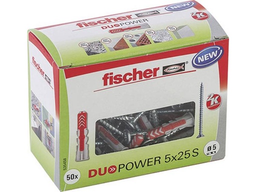 [33347] FISHER DUOPOWER 5X25 S DIY Plug/schroef