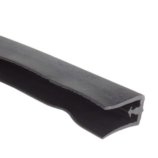 [87321] SCALA PLASTICS ALU-PROF/PC ENKELE RUBBER =WIT= ref 7102.6594
