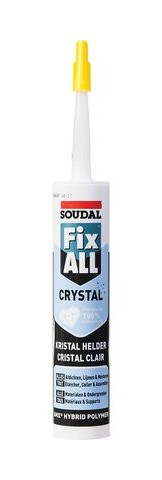 [96110] SOUDAL -MS Polymeer - Fix All Crystal transp 290ml -  ean 5411183042575