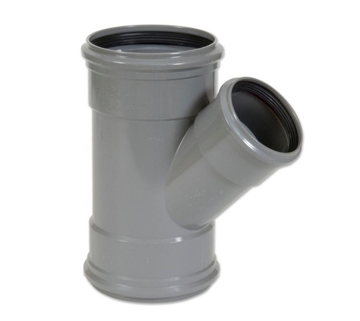 [90454] SCALA PLASTICS RIOOL T-ST125/110 45"M/M/M R7037 ref 6000.4126