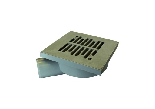 [88889] SCALA PLASTICS KLOKR.PP 150X150-50 HORIZ. GRIJS ref 3107.3150