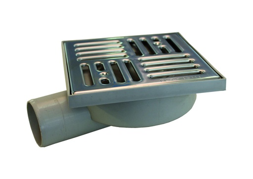 [88891] SCALA PLASTICS KLOKR.PP INOX 150X150-50"H"GRIJS ref 3107.3151