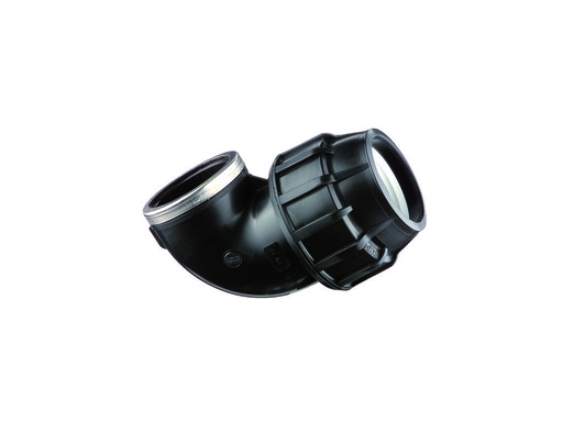 SCALA PLASTICS KNIE SNELK. 90" 25X3/4"F =BL= ref GG.518.25C.01
