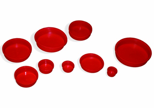 [91608] SCALA PLASTICS SPECIEDEKSEL 40MM PE ROOD/GEEL ref 9000.6440