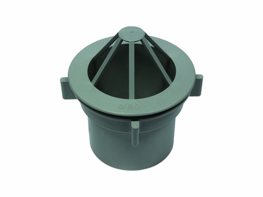 [87484] SCALA PLASTICS BLADVANG.+WARTEL 80MM L GRIJS ref 1508.9188