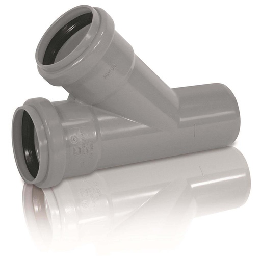 [91989] SCALA PLASTICS T-ST. SNELK. 90" 32X1"MX32 =BL= ref GG.516.32D.01