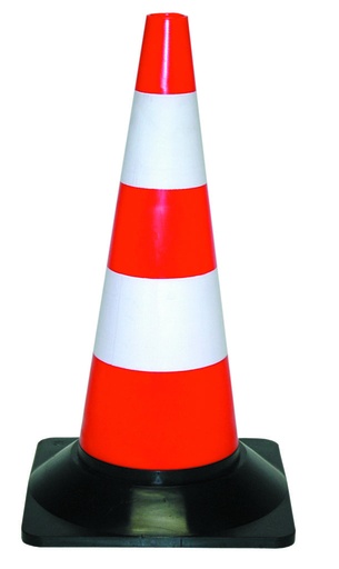 [91441] SCALA PLASTICS SIGNALISATIEKEGEL ROOD/WIT 50CM ref 8101.3050