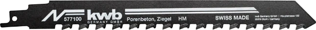 [116180] kwb|GASBETON RECIPROZAAGBLAD  240|art 577100|EAN 4009315771007 |
