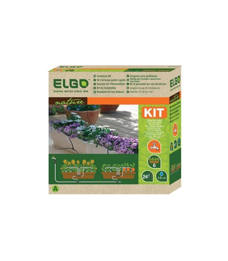 [87466] SCALA PLASTICS BEWATERINGSKIT 24 DRUPPELAARS VOOR BLOEMBAKKEN ref 7605.0016