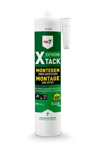 [110914] X-Tack Wit - patroon 290ML        EXTREEM MONTEREN ZONDER ONDERSTEUNENref:5414195534557