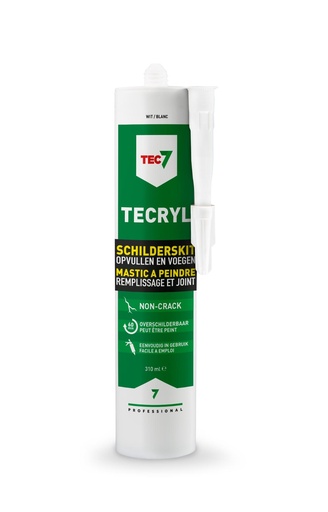 [104372] Tecryl Wit - patroon 310ML        PROFESSIONELE SCHILDERSKITref:5414195005392