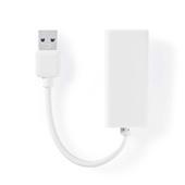 [104974] USB-UTP-adapter-0.2 m-USB-A M 3.2<>RJ45 Vr-rond-wit-doos
