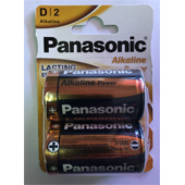 [7475] BATTERIJ ALKALINE R20 D PANASONIC 2ST/7330