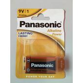[7478] BATTERIJ ALKALINE R9V PANASONIC 1ST/7331