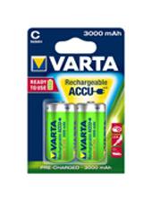 [7498] BATTERIJ OPLAADBAAR R14 C 3000 mAh  VARTA 2ST/5277